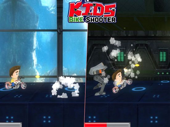 Kids Bike Shooter Screenshot (iTunes Store)