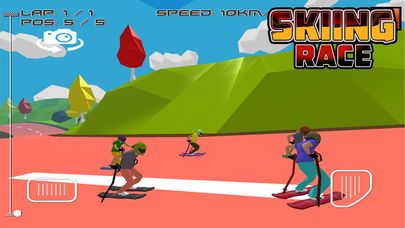 Skiing Race Screenshot (iTunes Store)