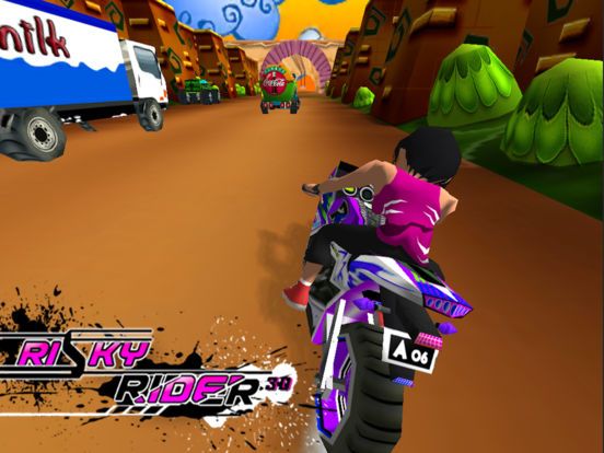 Risky Rider 3D Screenshot (iTunes Store)