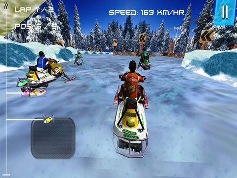 Snow Mobile Rally Screenshot (iTunes Store)
