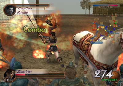 Dynasty Warriors 3 Screenshot (Screenshots): A "true musou" attack
