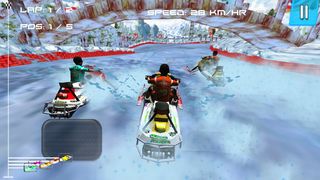 Snow Mobile Rally Screenshot (iTunes Store)
