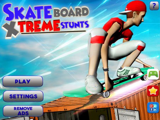 Skate Board Xtreme Stunts Screenshot (iTunes Store)