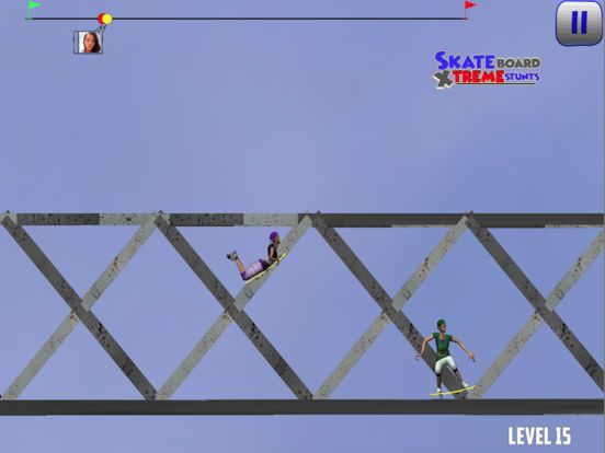 Skate Board Xtreme Stunts Screenshot (iTunes Store)