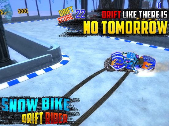 Snow Bike Drift Rider Screenshot (iTunes Store)