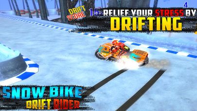 Snow Bike Drift Rider Screenshot (iTunes Store)