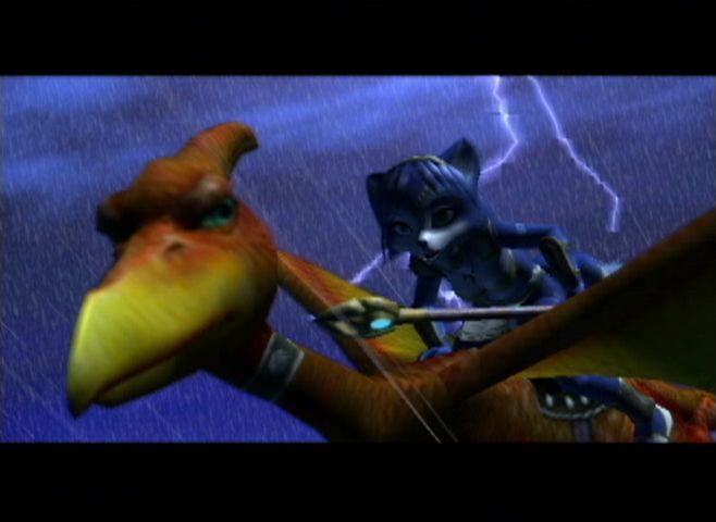 Star Fox Adventures Screenshot (Nintendo Gamers Summit 2002 Press Kit): crystal riding