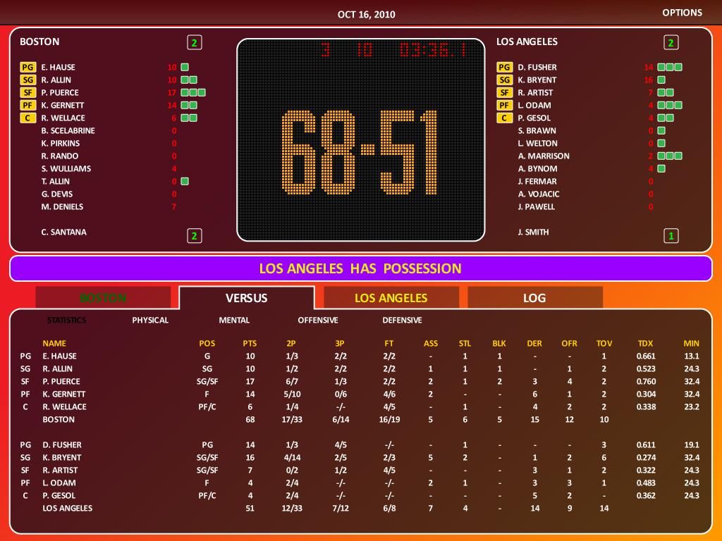 World Basketball Manager 2010 Screenshot (Steam)