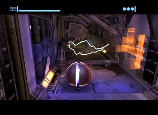 Metroid Prime Screenshot (Nintendo Gamers Summit 2002 Press Kit): morphball