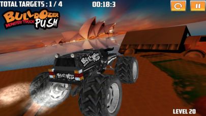 Bulldozer Monster Truck Push Screenshot (iTunes Store)