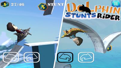 Dolphin Stunt Rider Screenshot (iTunes Store)