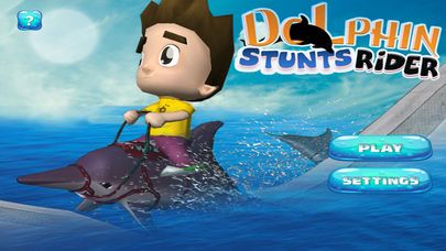 Dolphin Stunt Rider Screenshot (iTunes Store)
