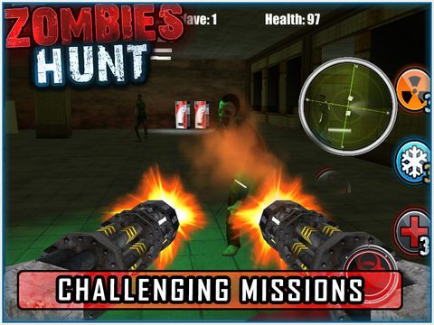 Zombies Hunt Screenshot (iTunes Store)