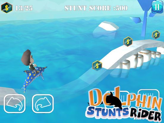 Dolphin Stunt Rider Screenshot (iTunes Store)