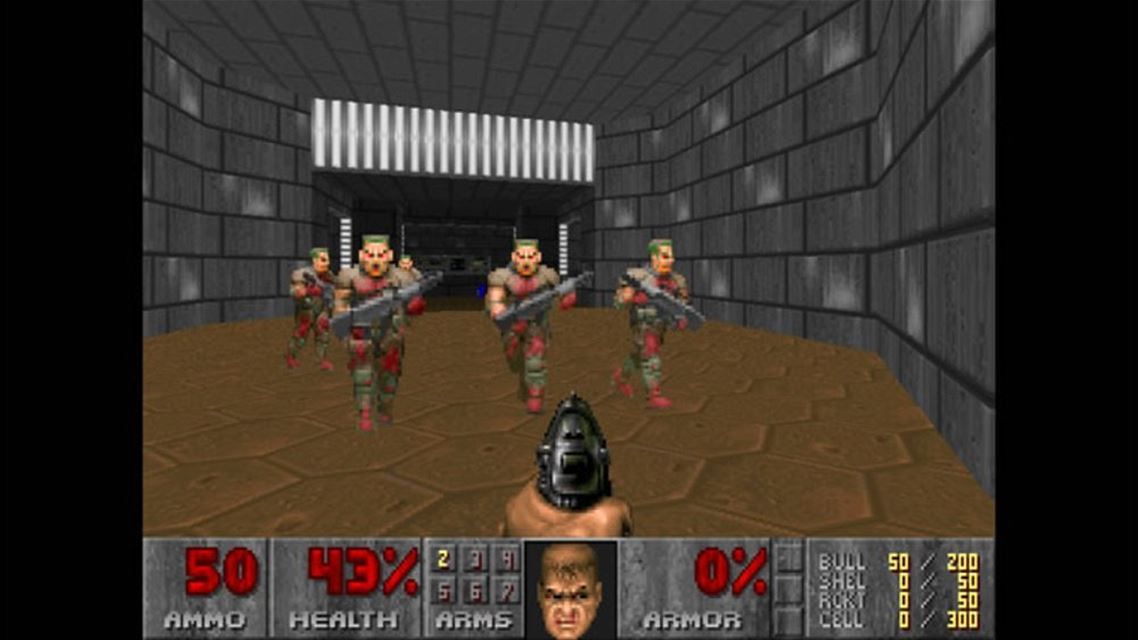 The Ultimate Doom Screenshot (Screenshots): A group of undead soldiers
