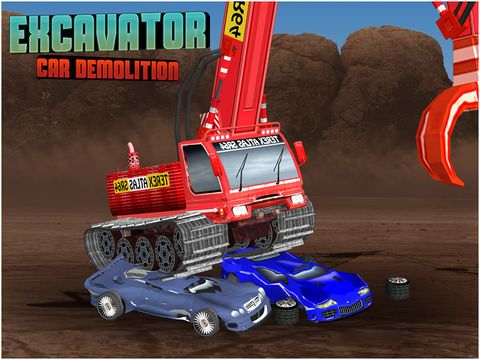 Excavator Car Demolition Screenshot (iTunes Store)