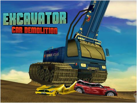 Excavator Car Demolition Screenshot (iTunes Store)