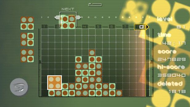 Lumines: Puzzle Fusion Screenshot (PlayStation.com)