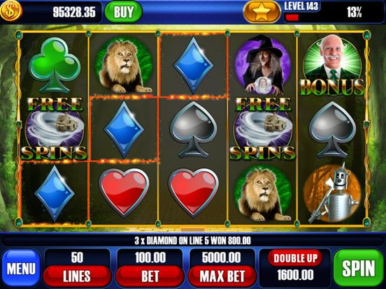Wizard of Oz Slots Screenshot (iTunes Store)