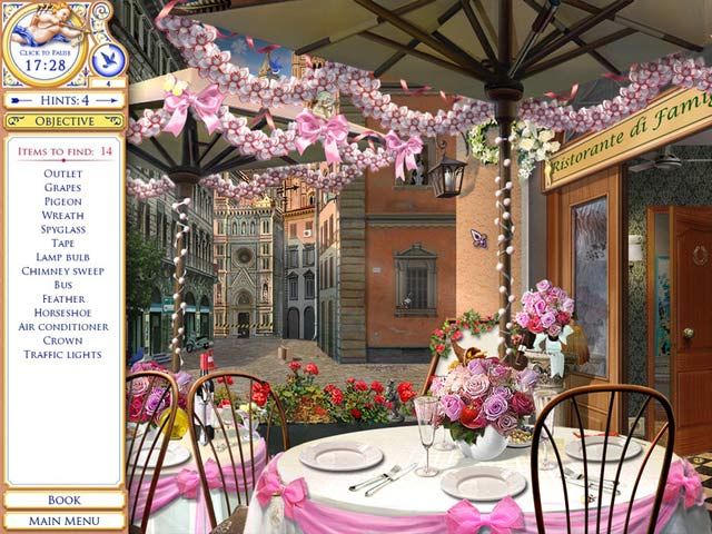 Dream Day Wedding: Bella Italia Screenshot (Big Fish Games Product page): screen1
