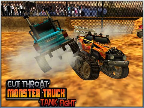 Cut Throat Monster Truck Tank Fight Screenshot (iTunes Store)