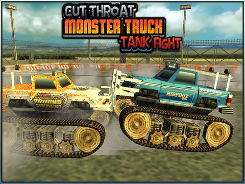 Cut Throat Monster Truck Tank Fight Screenshot (iTunes Store)