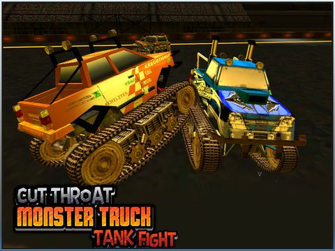 Cut Throat Monster Truck Tank Fight Screenshot (iTunes Store)