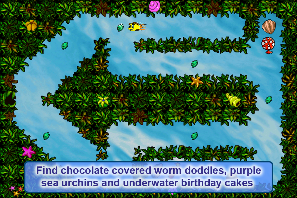Freddi Fish and Luther's Maze Madness Screenshot (Google Play)