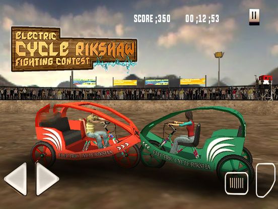 Electric Cycle Rickshaw Fighting Contest Screenshot (iTunes Store)