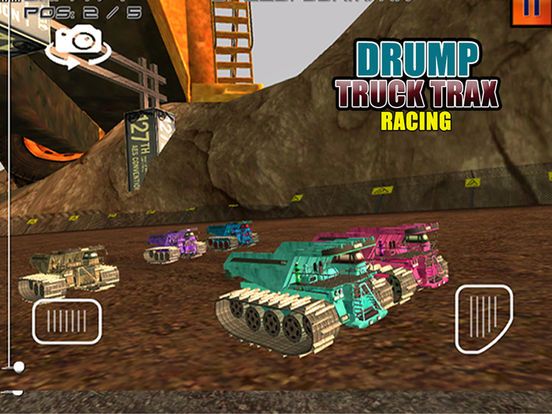 Dump Truck Trax Racing Screenshot (iTunes Store)
