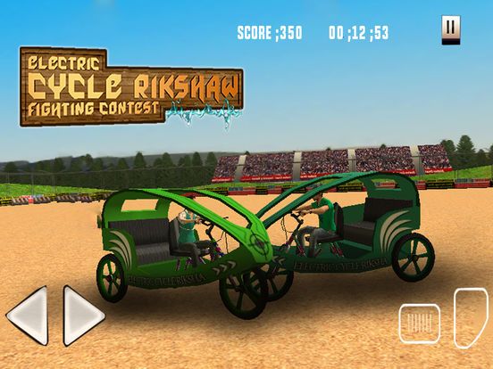 Electric Cycle Rickshaw Fighting Contest Screenshot (iTunes Store)