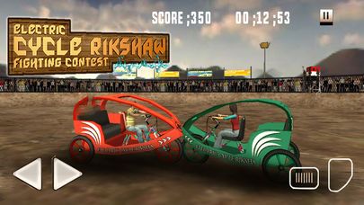 Electric Cycle Rickshaw Fighting Contest Screenshot (iTunes Store)