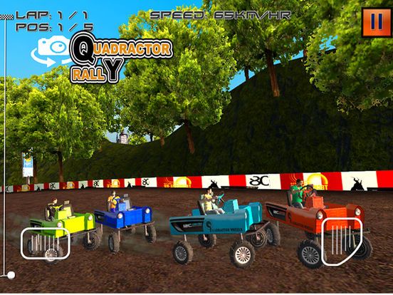 Quadractor Rally Screenshot (iTunes Store)