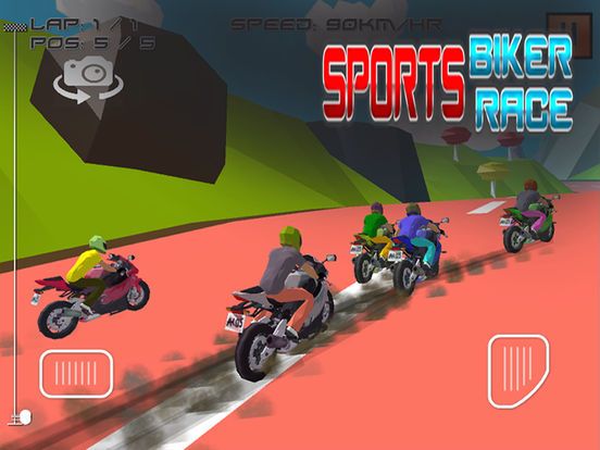 Sports Biker Race Screenshot (iTunes Store)