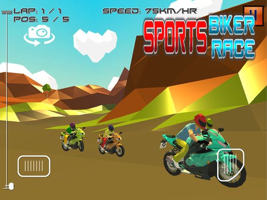 Sports Biker Race Screenshot (iTunes Store)