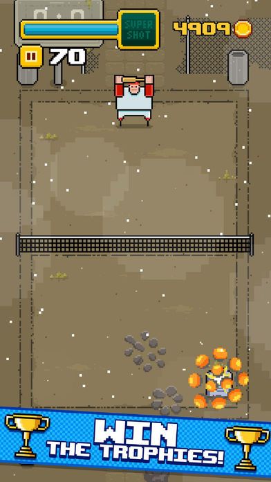 Timber Tennis Screenshot (iTunes Store)