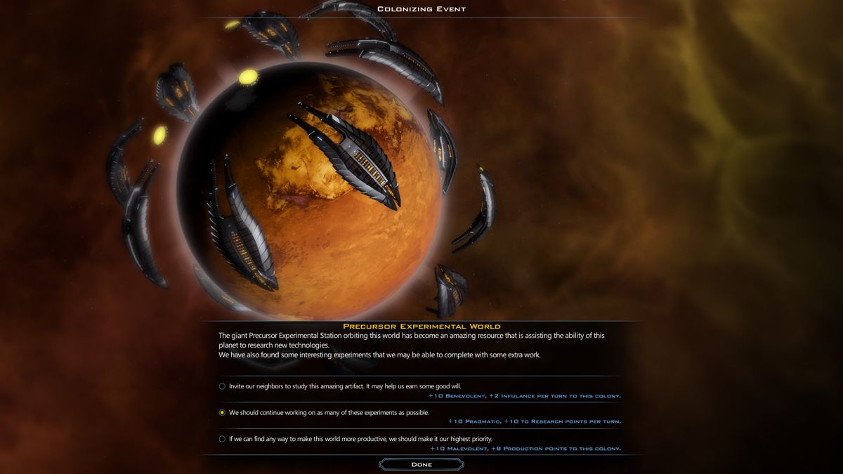 Galactic Civilizations III: Precursor Worlds Screenshot (Steam)