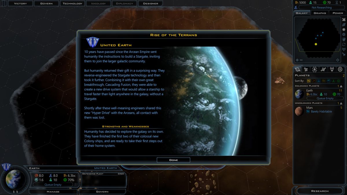 Galactic Civilizations III: Rise of the Terrans Screenshot (Steam)