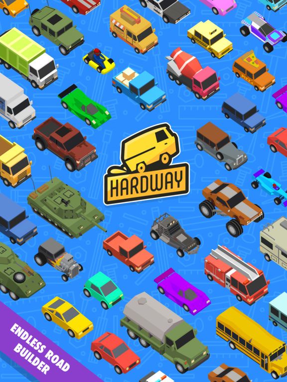 Hardway: Endless Road Builder Screenshot (iTunes Store)
