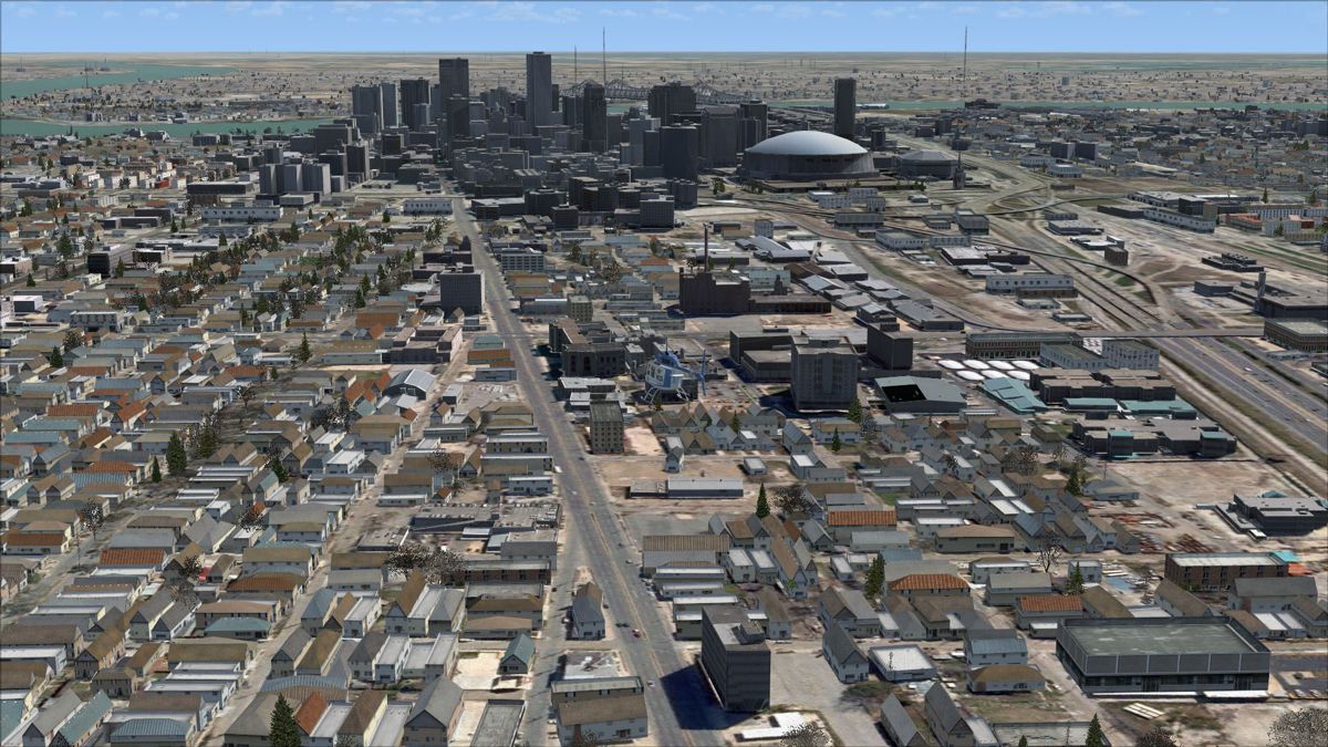Microsoft Flight Simulator X: Steam Edition - US Cities X: New Orleans Screenshot (Steam)
