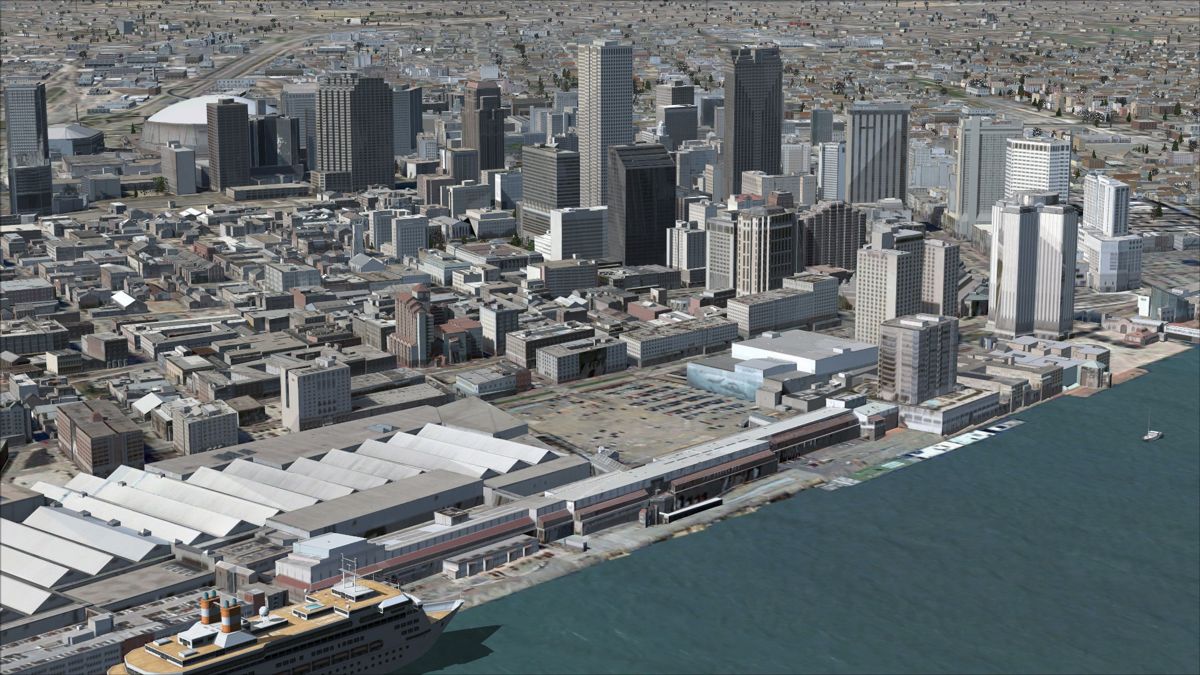 Microsoft Flight Simulator X: Steam Edition - US Cities X: New Orleans Screenshot (Steam)