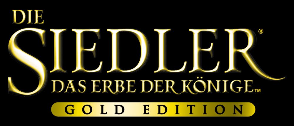 Die Siedler: Das Erbe der Könige - Gold Edition Logo (Siedler: Das Erbe der Könige - Gold Edition Webkit): Gold Edition (Black)
