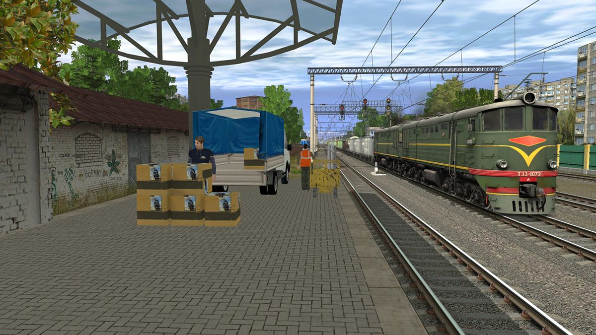 Trainz: TE3-1072 (Russian Loco) Screenshot (Steam)