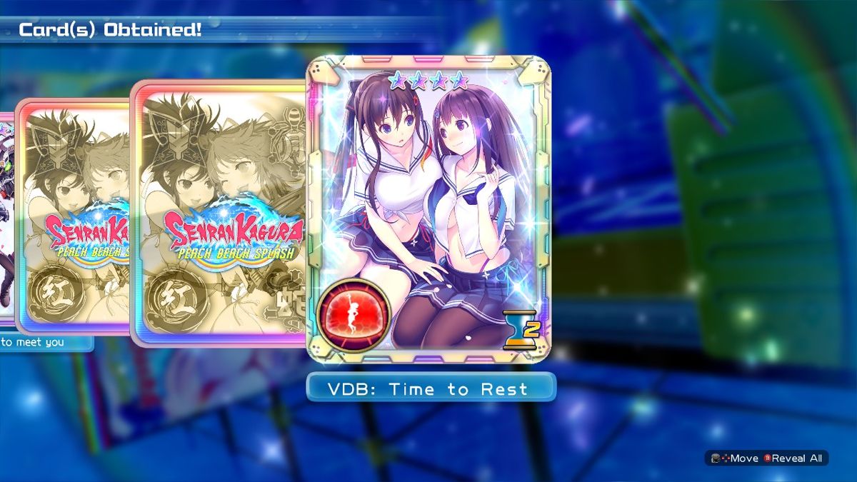 Senran Kagura: Peach Beach Splash - Valkyrie Drive: Bhikkhuni - Card Pack  official promotional image - MobyGames