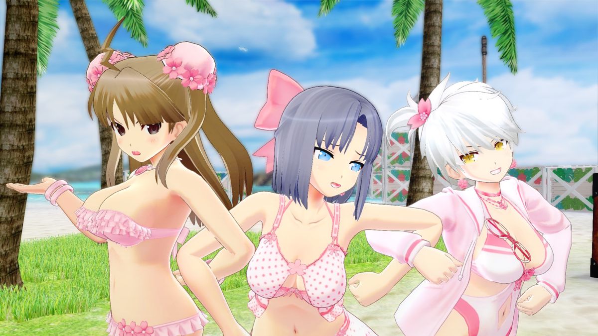 Senran Kagura: Peach Beach Splash - Sakura Swimsuit Pack official  promotional image - MobyGames