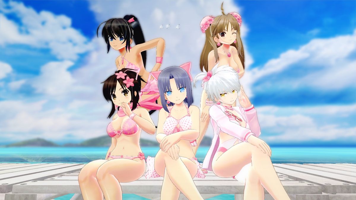 Senran Kagura: Peach Beach Splash - Sakura Swimsuit Pack official  promotional image - MobyGames