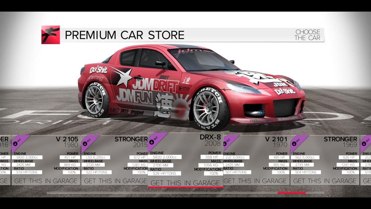 Furidashi: Premium Cars Pack#2 Screenshot (Steam)