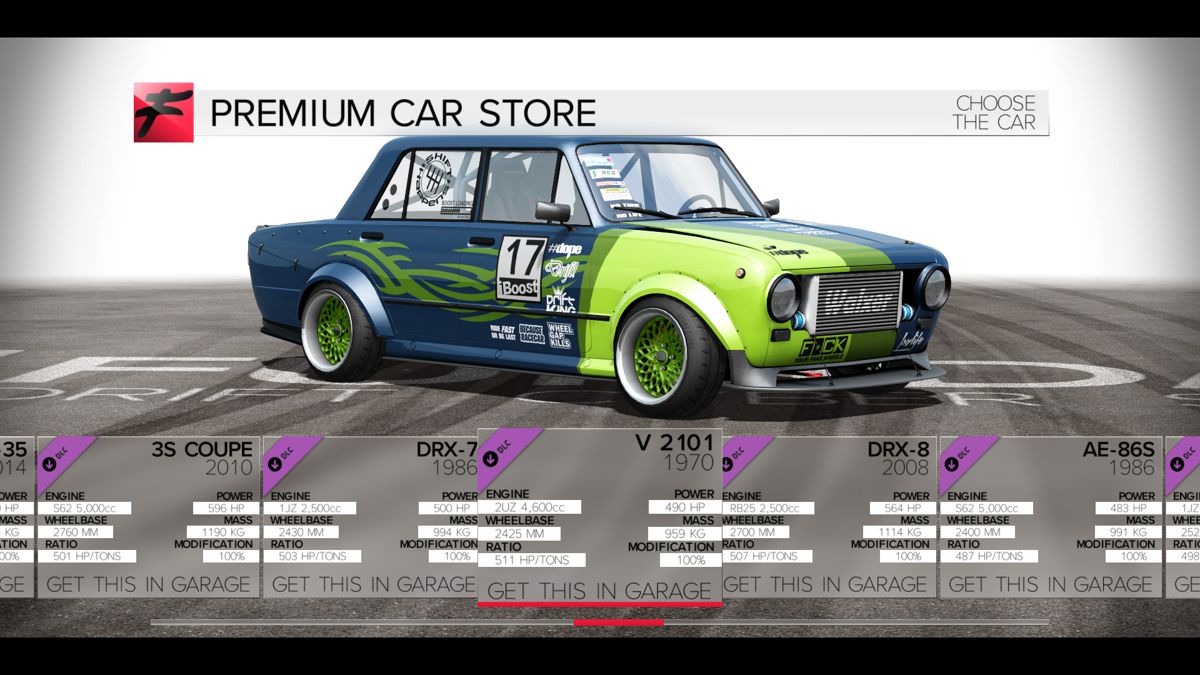 Furidashi: Premium Cars Pack#2 Screenshot (Steam)