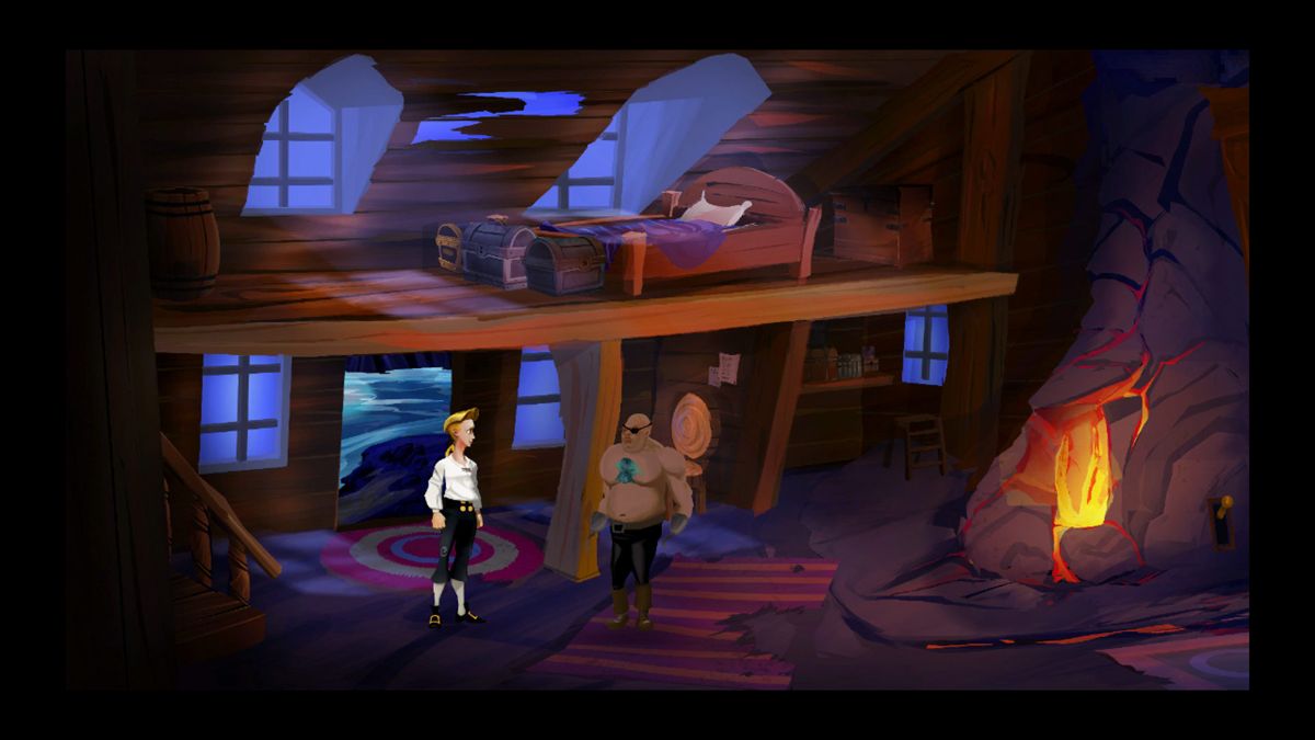 The Secret of Monkey Island: Special Edition Screenshot (Steam store page): Guybrush meets Meathook