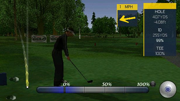 ProStroke Golf: World Tour 2007 Screenshot (PlayStation.com (PSP))